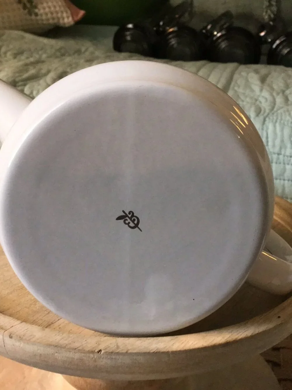 Olive and LOOM enamelware small teapots - set of 4